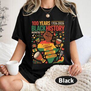 100 Years Black History Centennial Gildan T-Shirt